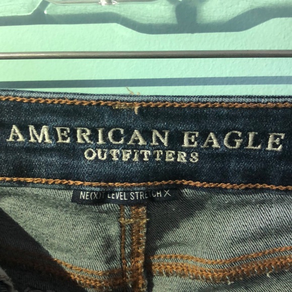 American Eagle Midi Jean Shorts - Picture 2 of 4